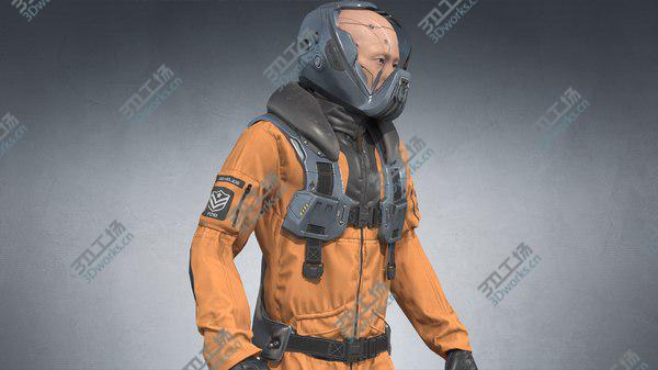 images/goods_img/20210312/3D Sci-fi Cyber Pilot PBR model/5.jpg